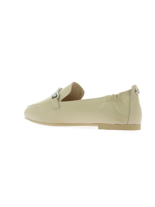 mocassino donna in pelle beige NERO GIARDINI | E306200D453